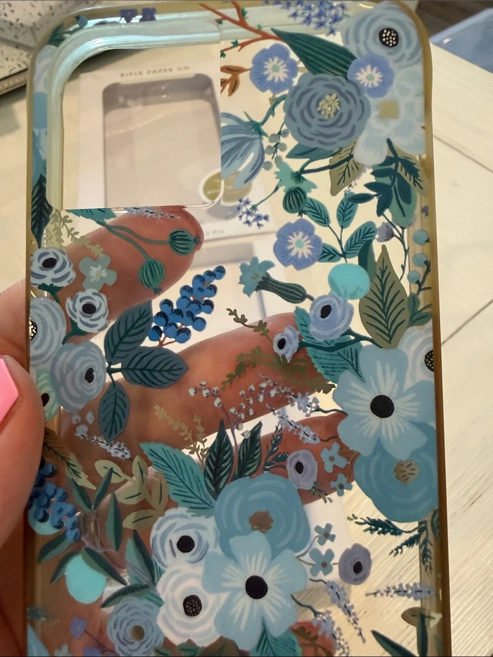 Rifle Paper Co. Blue Floral iPhone 12 / 12 Pro Case